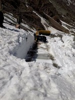 DEOSAI Road is being cleared - Pakistan